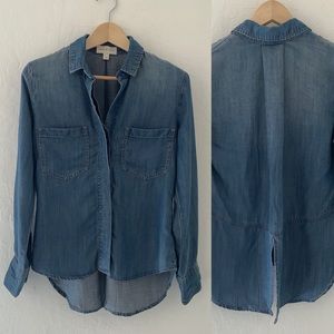 💥SALE💥 Anthro Cloth & Stone Chambray Shirt